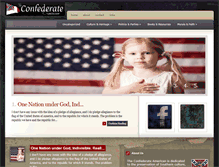 Tablet Screenshot of confederateblog.com